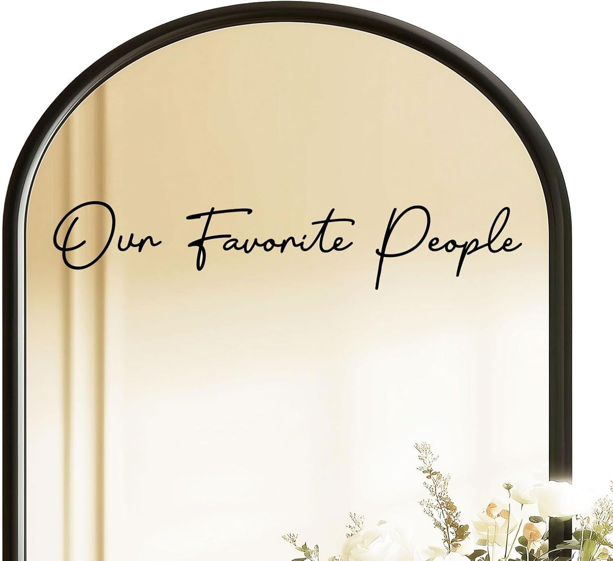Our Favorite People Seating Chart Decal Wedding Seating Chart Header Decal for Mirror Our Favorite