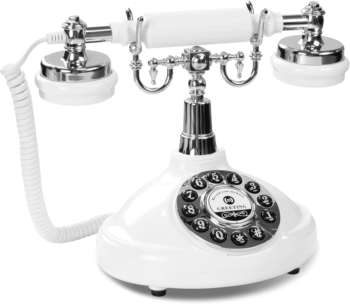 Audio Guest Book Wedding Phone,Audio Guestbook Phone Vintage Style Audio Message Voicemail for