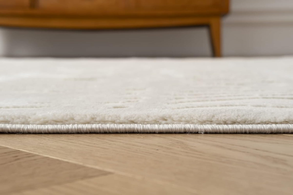 Revival Rugs Shell 5'3"x7'10" Washable Area Rug for Living Room Bedroom - 100% Recycled Oeko-TEX