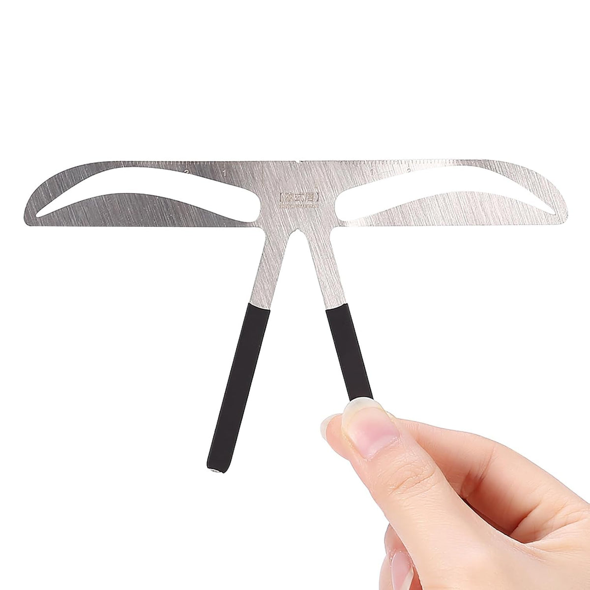Eyebrow Mapping Tool,Eyebrow Patterns DIY Stencil, Stainess Steel Eyebrow Ruler Measurement