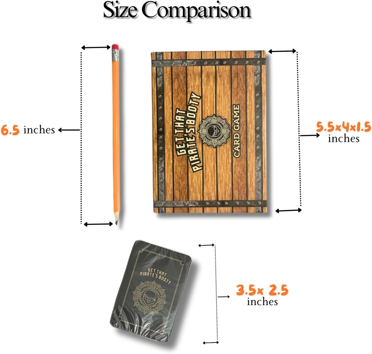 Get That Pirate's Booty Card Game, Fun 2-6 Player Family-Friendly Card Game for Adults, Teens, &