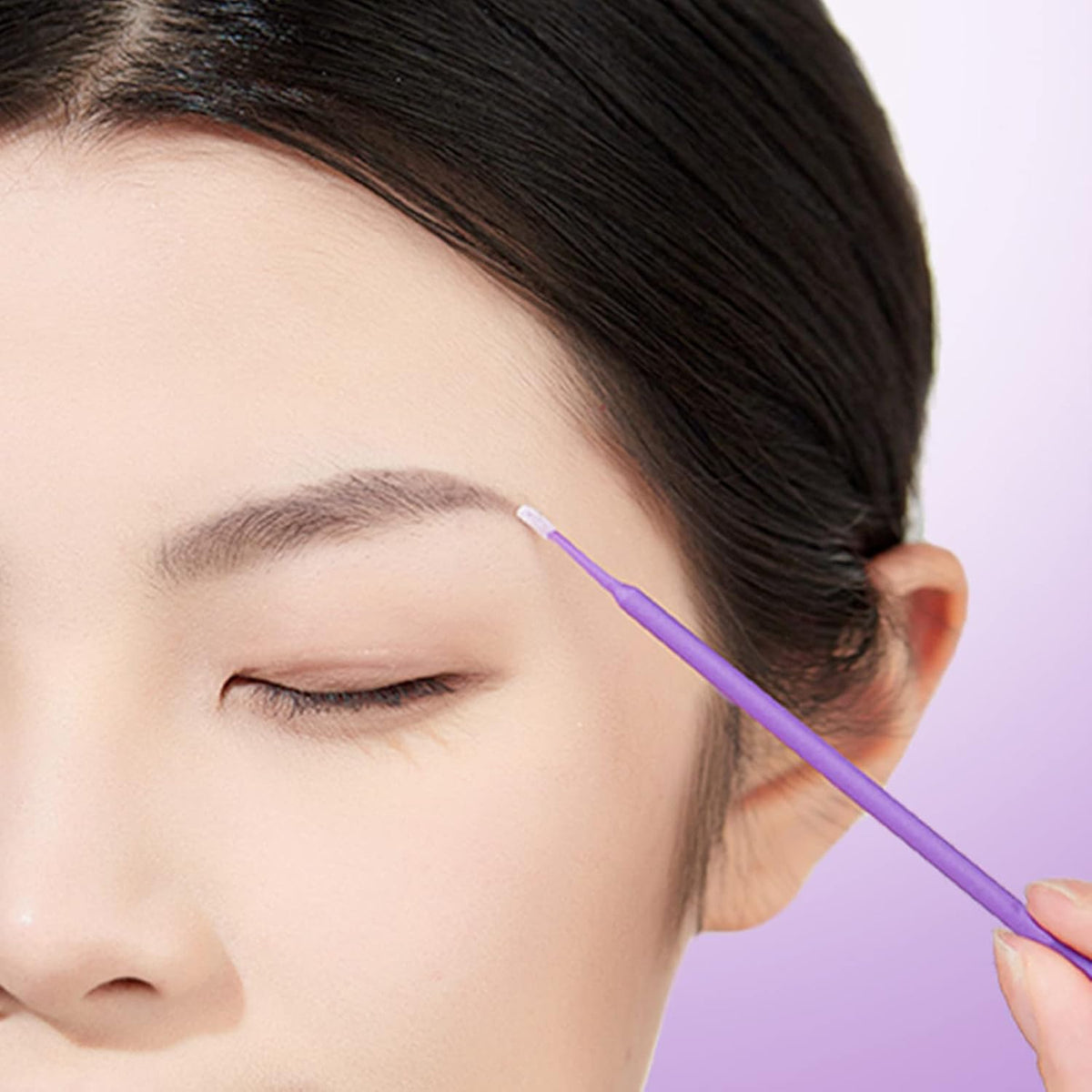 1200PCS Microswabs for Eyelash Extensions，Disposable Micro Applicators Brush for Cleaning and