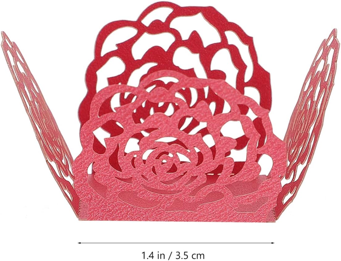 50Pcs Truffle Cupcake Wrapper Liners, Paper Chocolate Candy Wrappers, Peanut Liners Dessert Tray