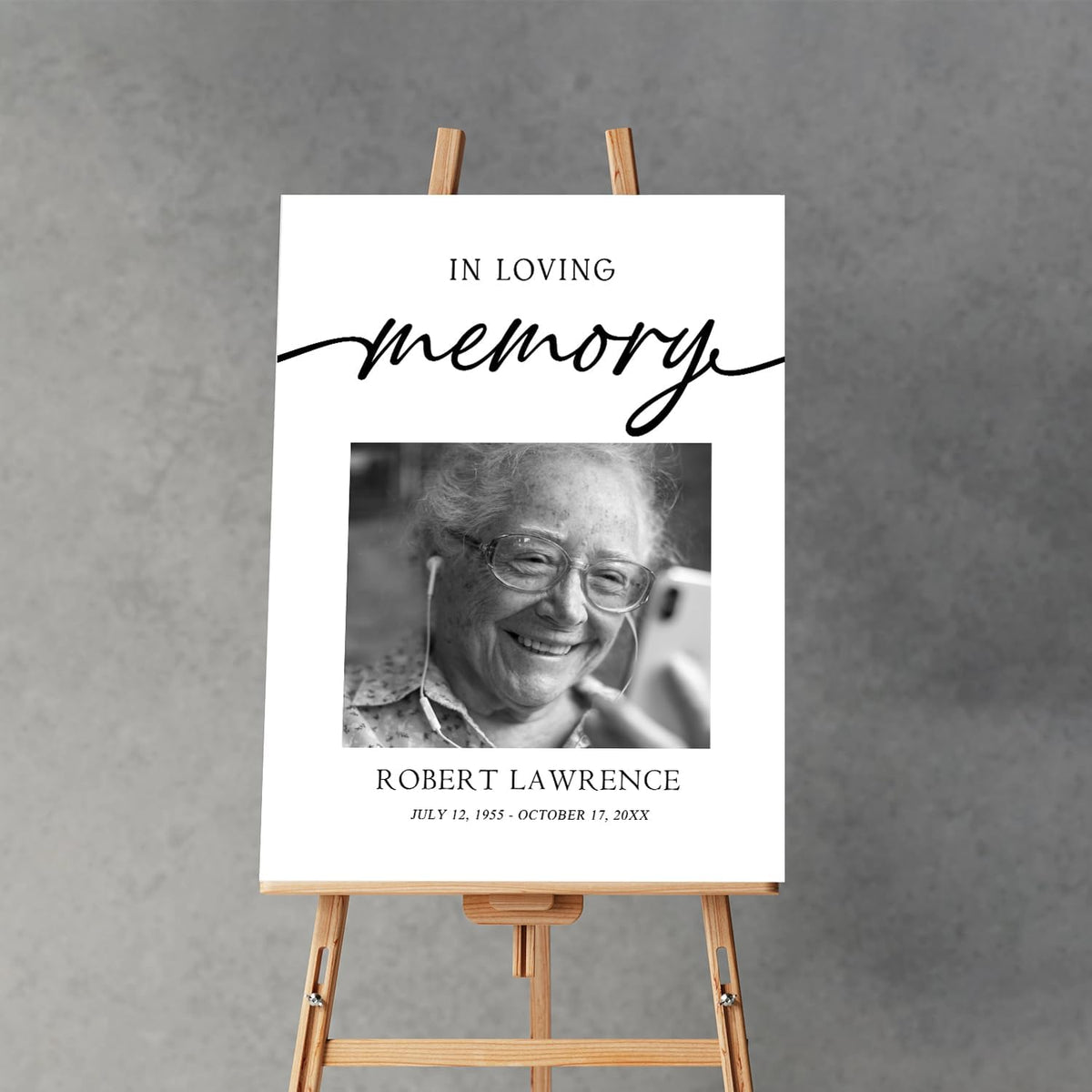 Celebration of Life Sign Board, Funeral Welcome Sign, In Loving Memory, Party Decorations, Memorial