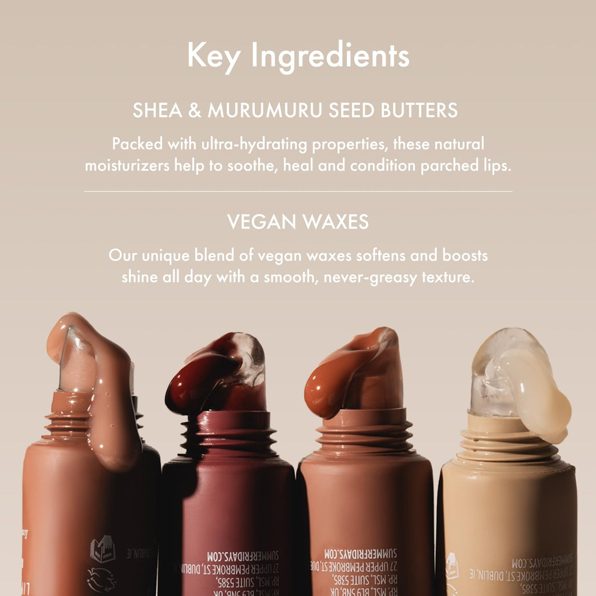 Summer Fridays Tinted Lip Butter Balm - Conditioning Vegan Lip Balm for Instant Moisture, Shine &