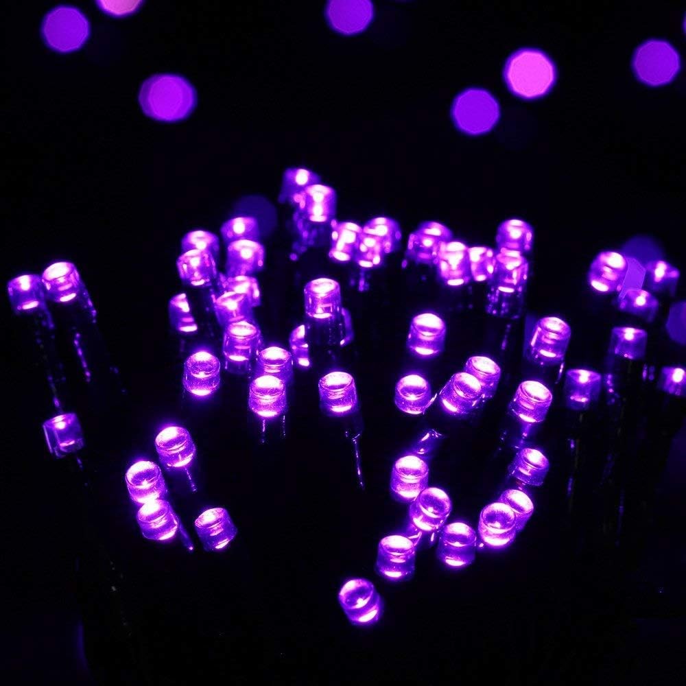 Toodour Solar Christmas Lights Outdoor, 2 Packs Total 144ft 400 LED Solar String Lights with 8