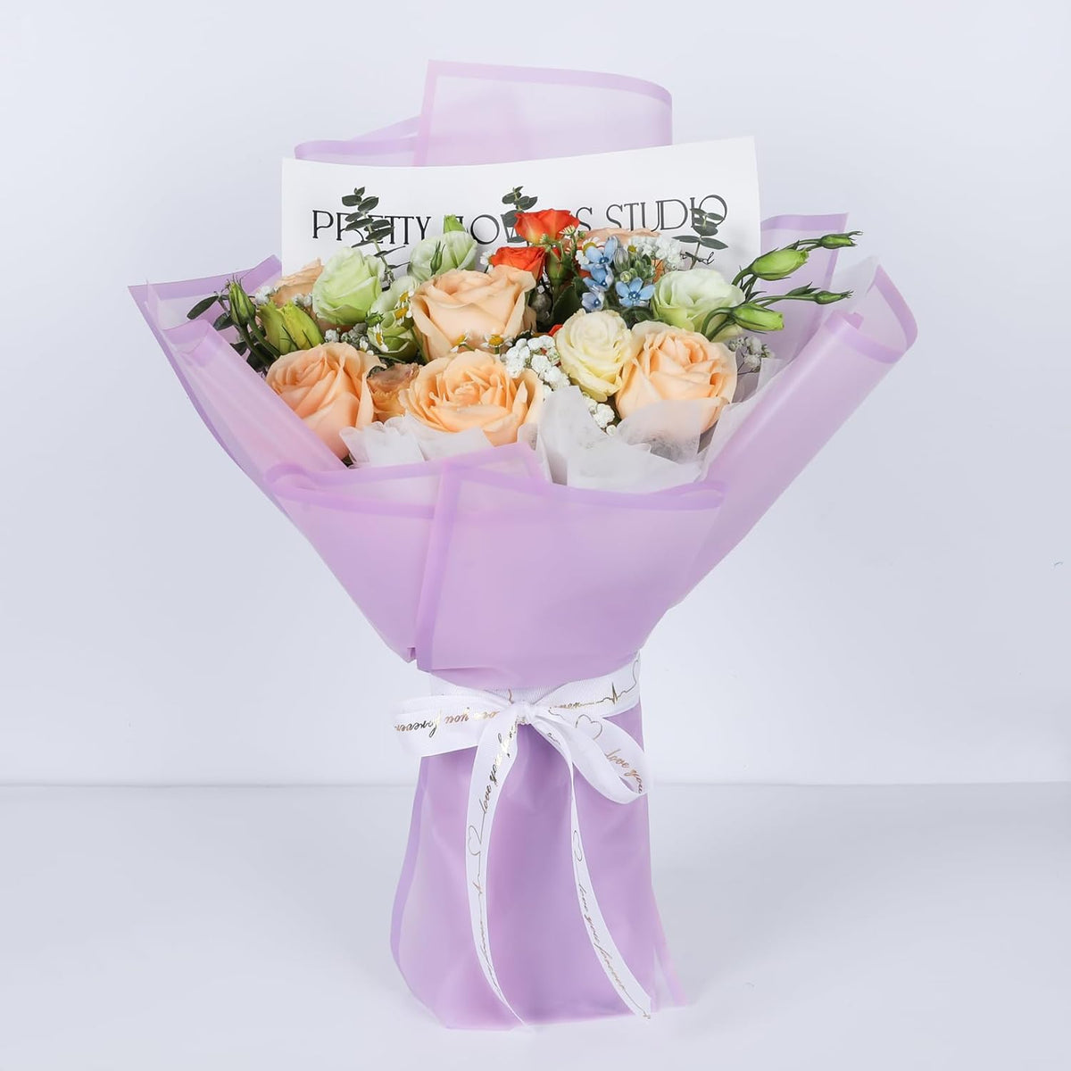 NESCCI 20 Sheet Flower Wrapping Paper - Waterproof Floral Bouquet Wrapping Paper, Florist Supplies