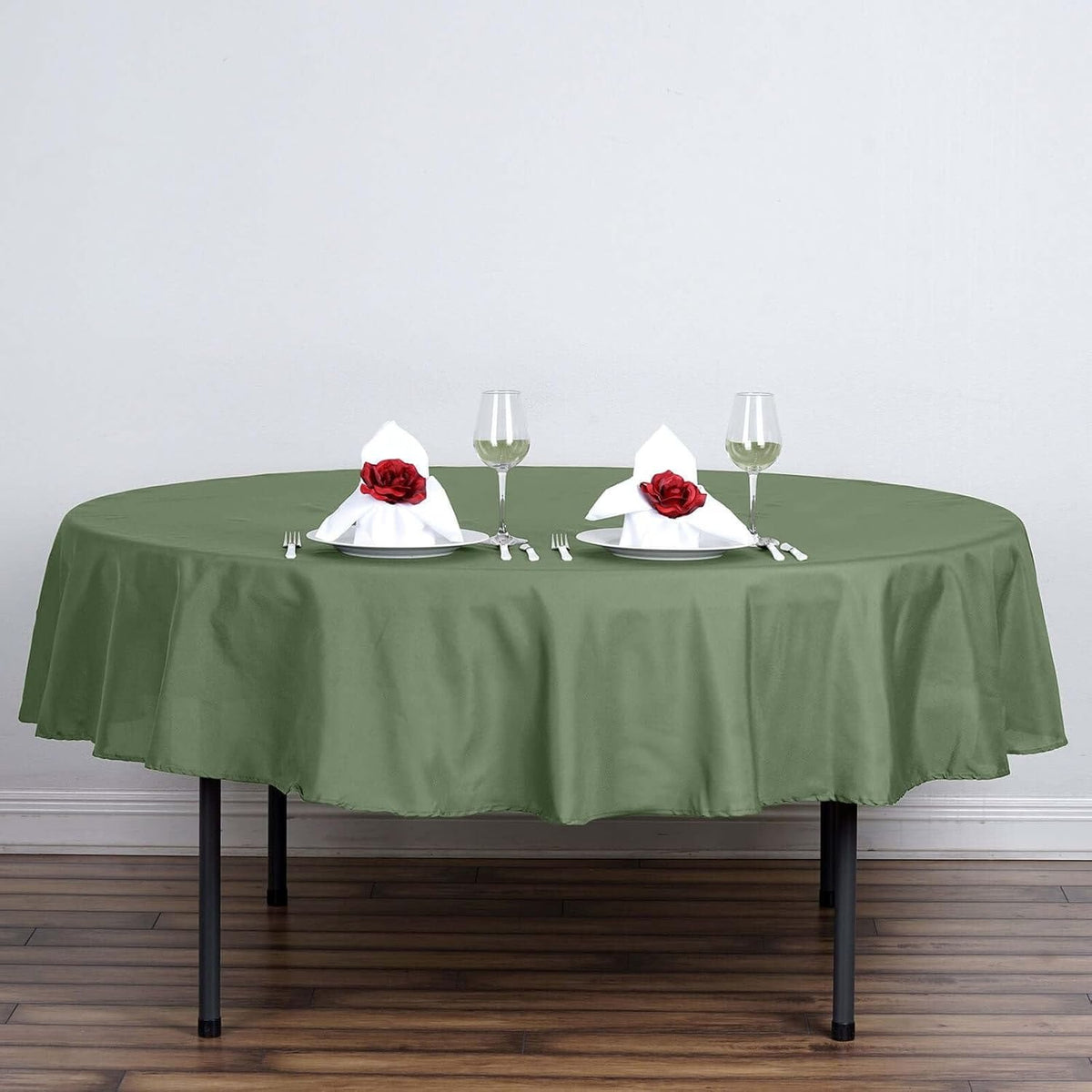 Efavormart Round Tablecloth, 90 Inch Stain & Wrinkle Resistant Washable Table Cloth, Decorative