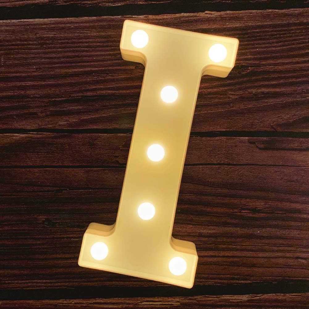MUMUXI Marquee Light Up Letters | Large Light Up Numbers | Battery Powered and Bright with Every