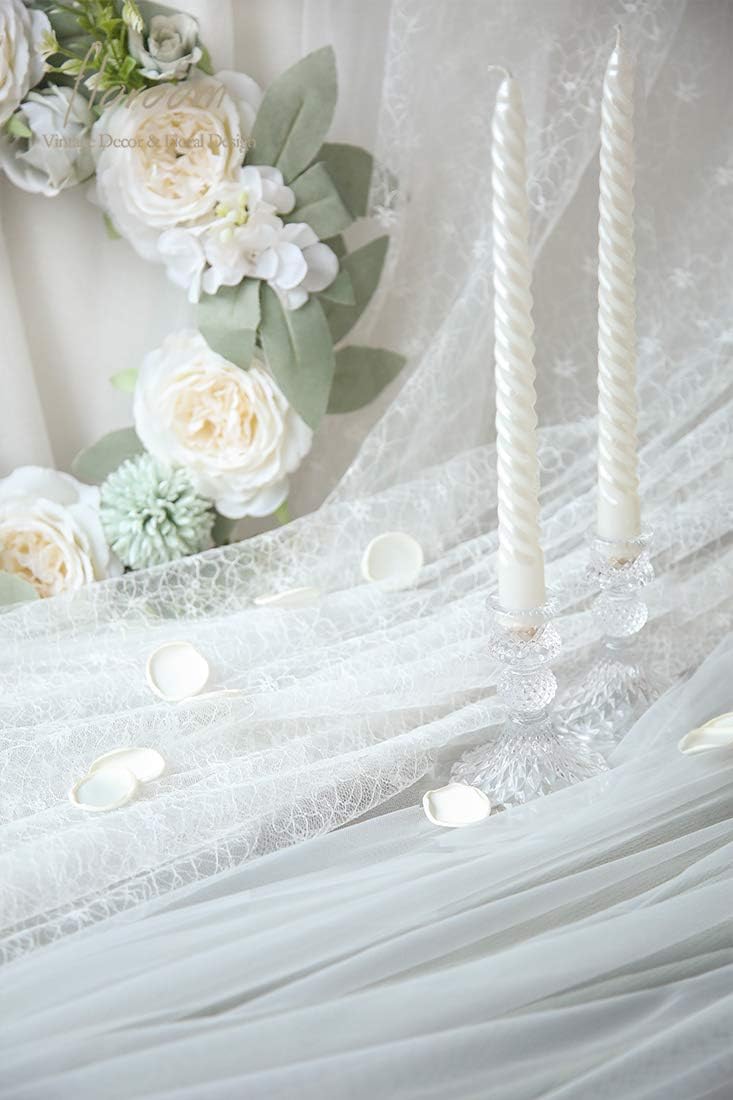 Floroom 300pcs Rose Petals Ivory Faux Silk Flower Petals for Wedding Flower Girl Basket White Aisle