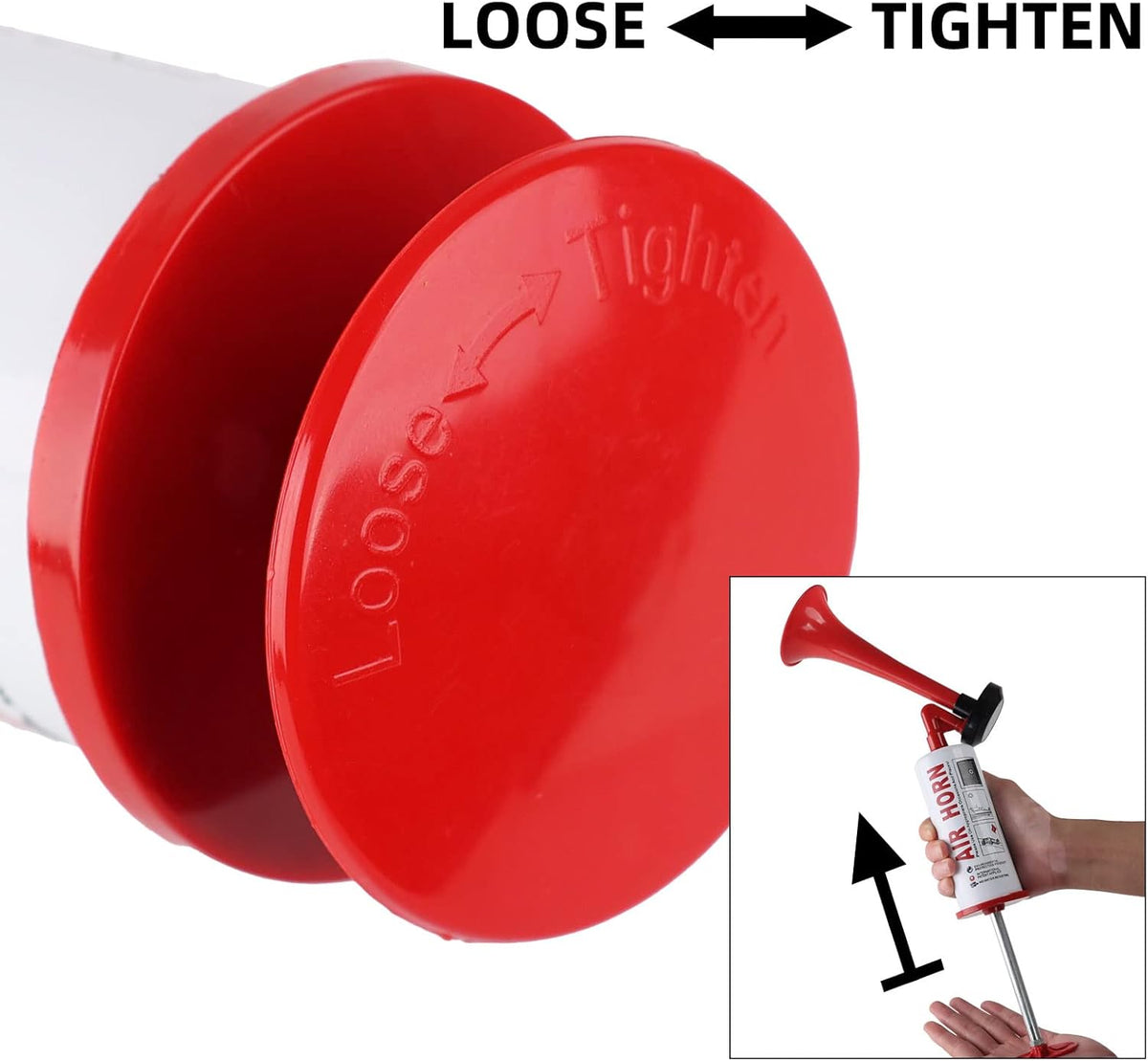 AOLINHAN Reusable Air Horn Loud Boat horn Handheld Stadium Horns Aluminum Personal Safety Handheld