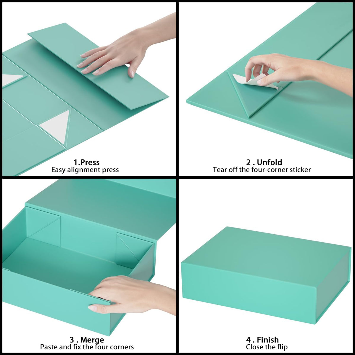 Gift Boxes 11.9" x 8.5" x 3.3" with Magnetic Closure Lid Boex for Presents,Bridesmaid Gifts