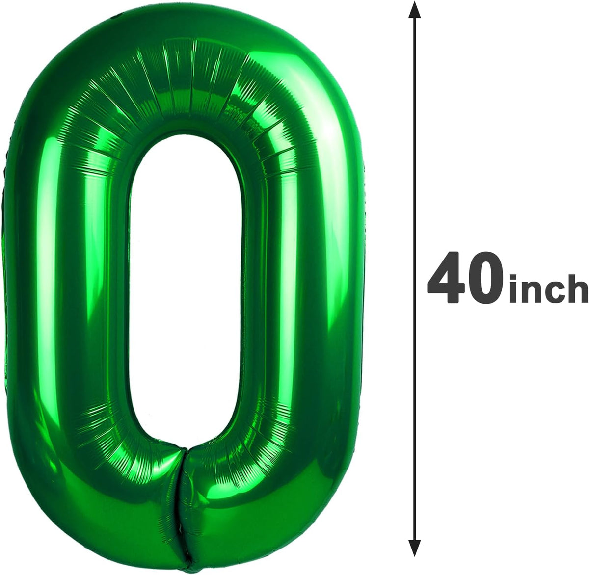 Green 40 Inch 30 Number Balloons, 30 Decorations for Birthday, Foil Giant Birthday Graduations