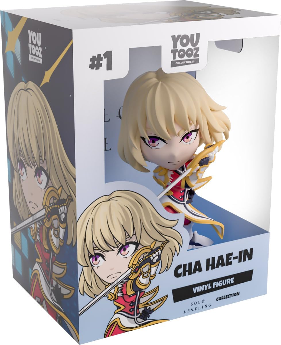 Youtooz Cha Hae-in 4.5 Inch Vinyl Figure, Solo Leveling Cha Hae-in Collectible for Anime and Solo