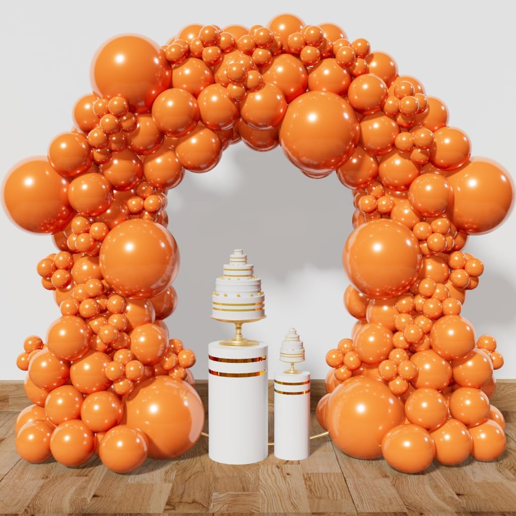 KAWKALSH Orange Balloon Arch Kit 111Pcs 18 12 5 Inch Latex Party Balloons Garland for Birthday Baby