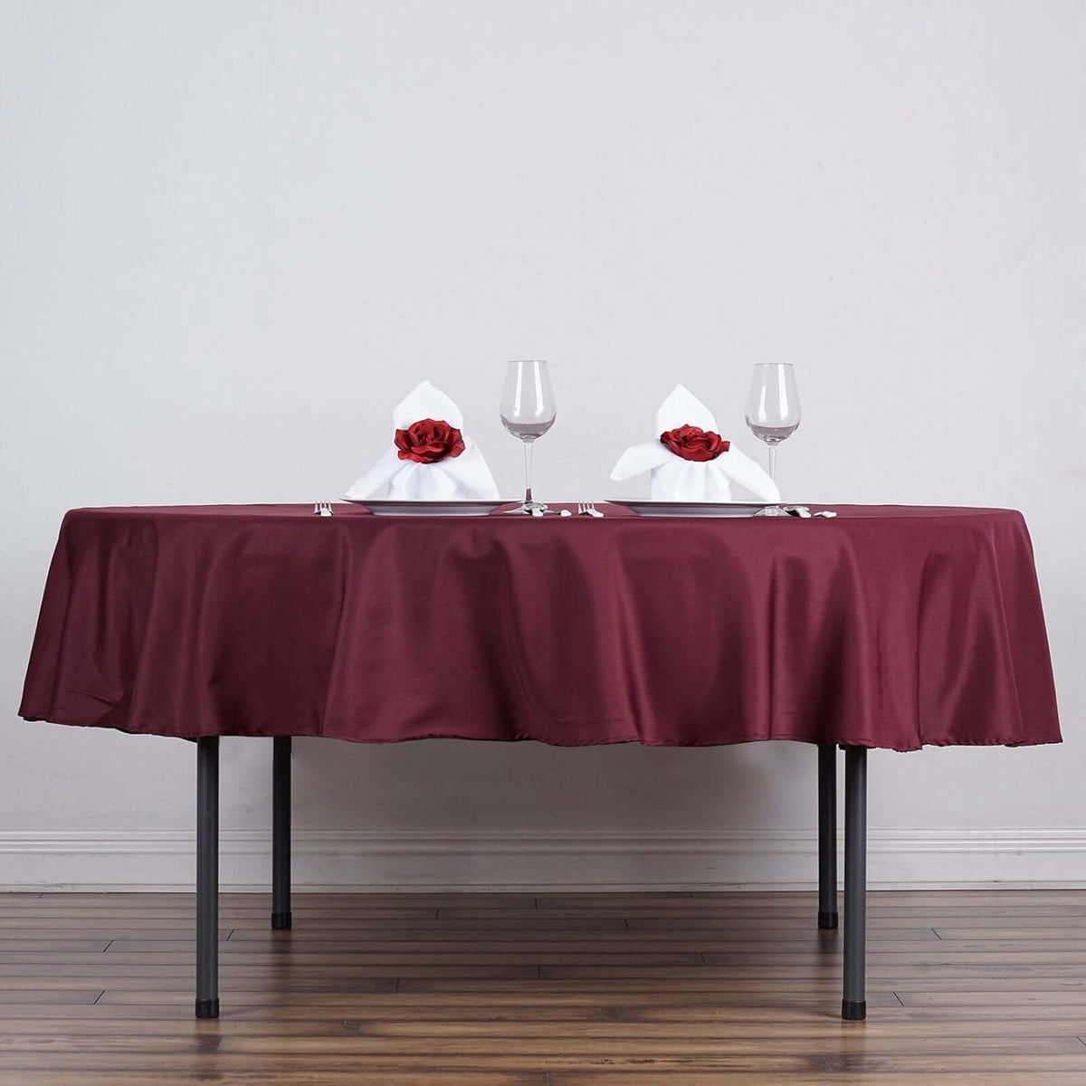 Efavormart Round Tablecloth, 70 Inch Stain & Wrinkle Resistant Washable Table Cloth, Decorative