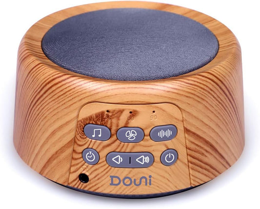 Douni Sleep Sound Machine - White Noise Machine with 24 Non-Looping Soothing Sounds for Sleeping &