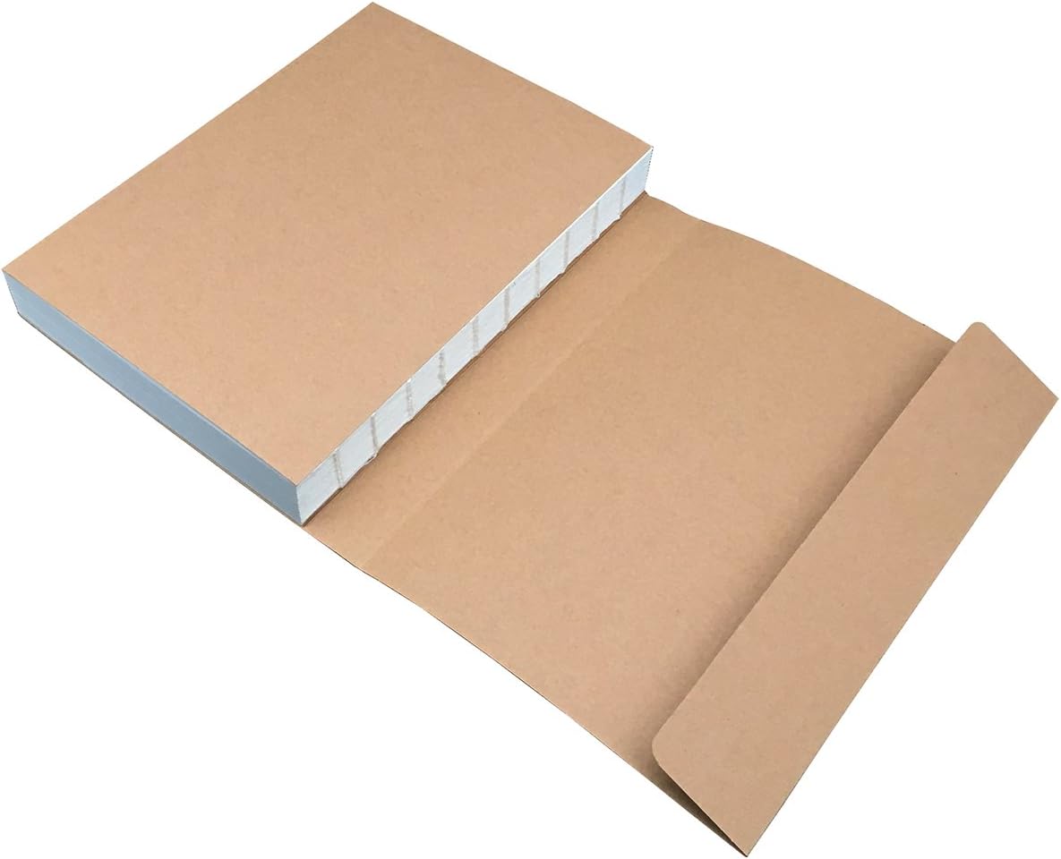 Kraft Cover Drawing Notebook & Sketchbook ??Set of 2 Blank Plain Sketch Books ??125g Thick Paper