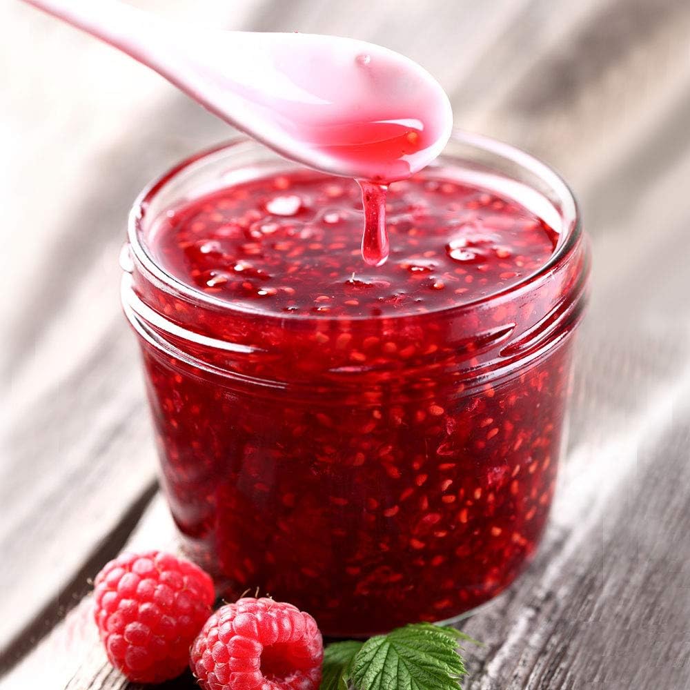 Betrome 4 oz Clear Glass Mason Jars with Silver Metal Lids, 40 Pack 113ml Round Canning & Jelly