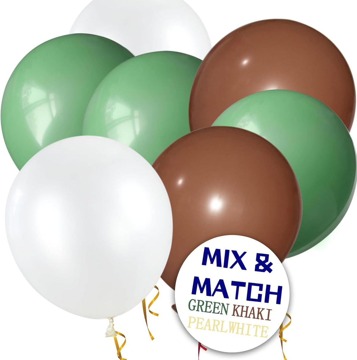 110Pcs Dark Sage Green Balloons Latex Party Balloons 12 inch Round Helium Balloons for Dark Sage