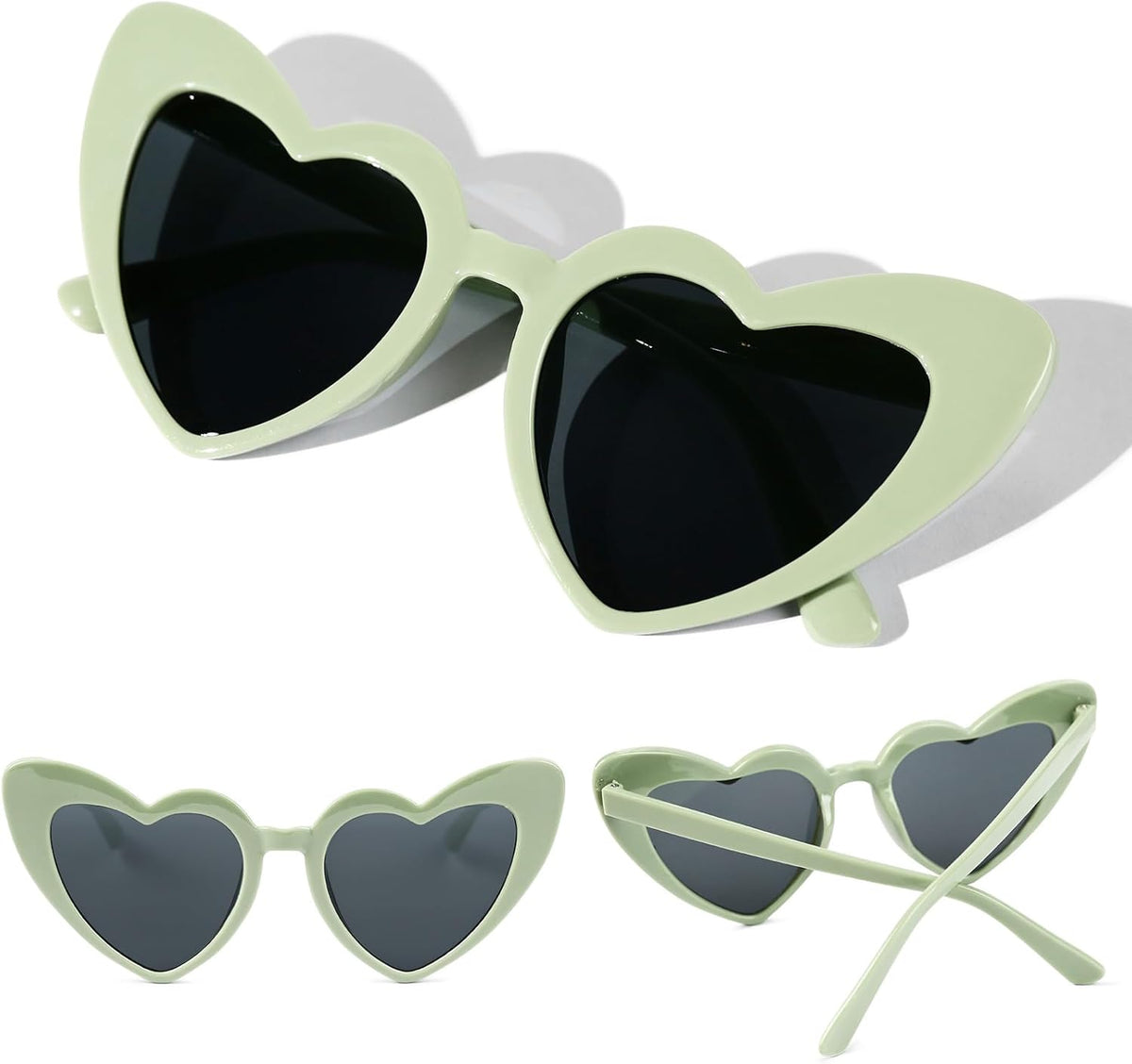 YOGFIT Heart Sunglasses for Women Fashion Classic Love Eye Protection Sunglasses Vintage Cute Heart