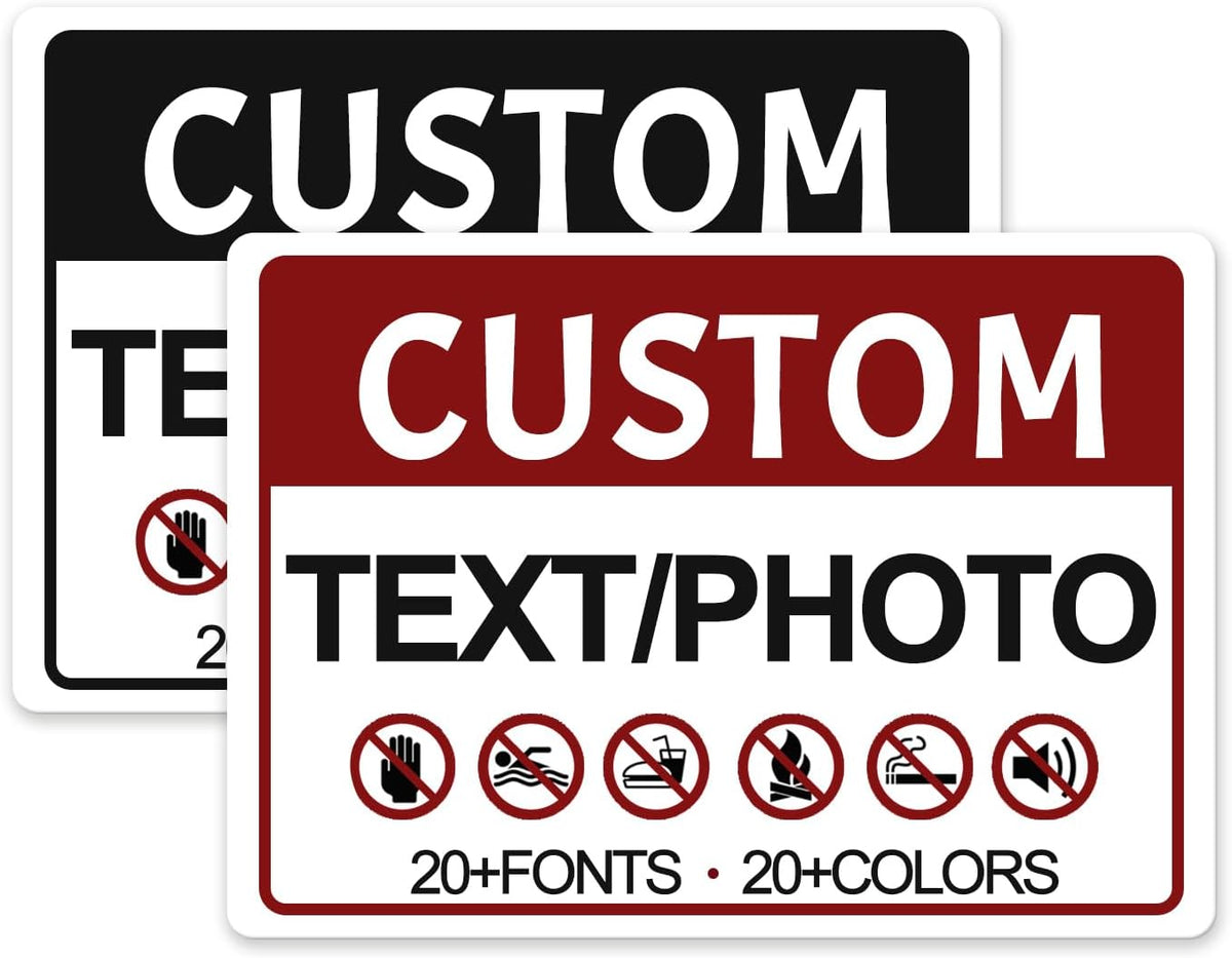 Custom Signs Outdoor Metal,Personalized Street Sign,Create Your Own