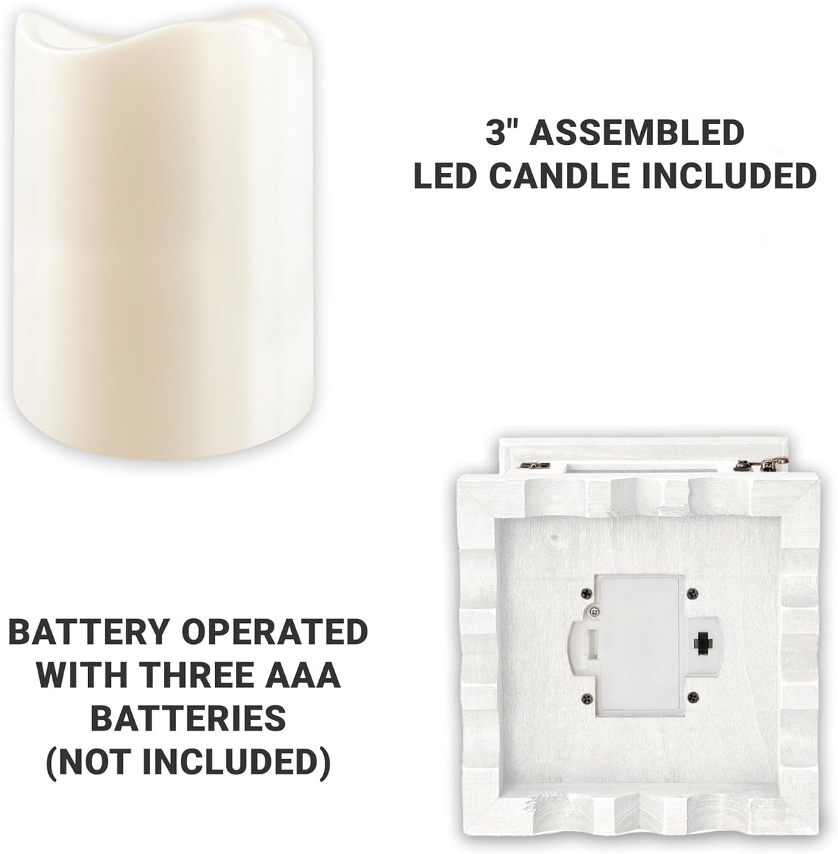 Let's Make Memories Personalized Memorial Lantern - Sympathy - Condolences - LED Candle - Automatic
