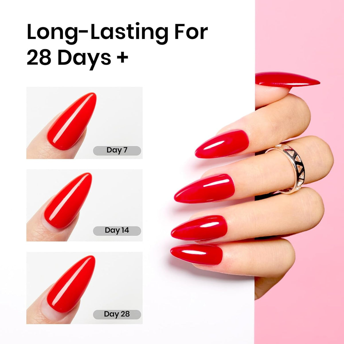 Beetles 15ml Gel Base and Top Coat Set HEMA Free, TPO Free Top Coat Gel Nail Polish & Base Clear
