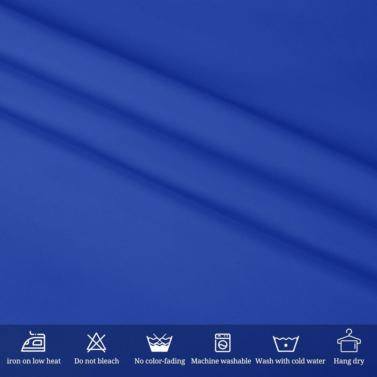 10 Pack Royal Blue Tablecloth 60 x 126 Inch Polyester Table Cloth for 8 Ft Rectangle Tables, Stain