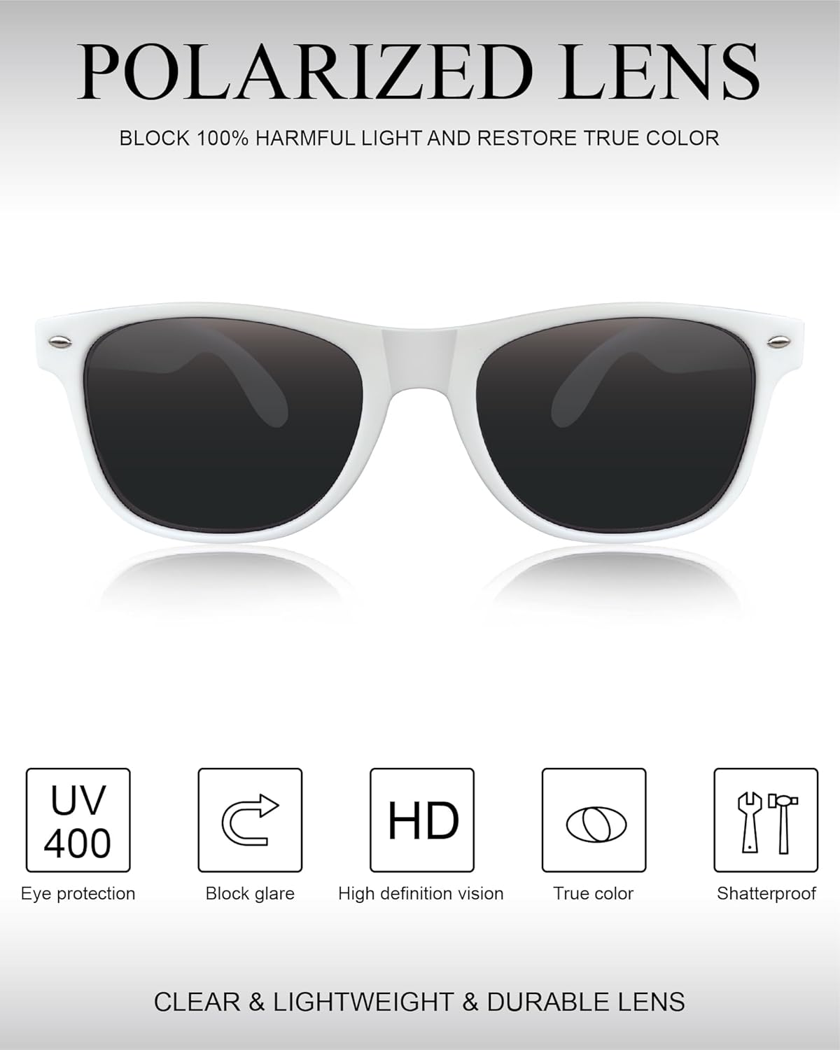 Bride and Groom Polarized Sunglasses for Wedding – UV400 Protection, Lightweight & Stylish Couple
