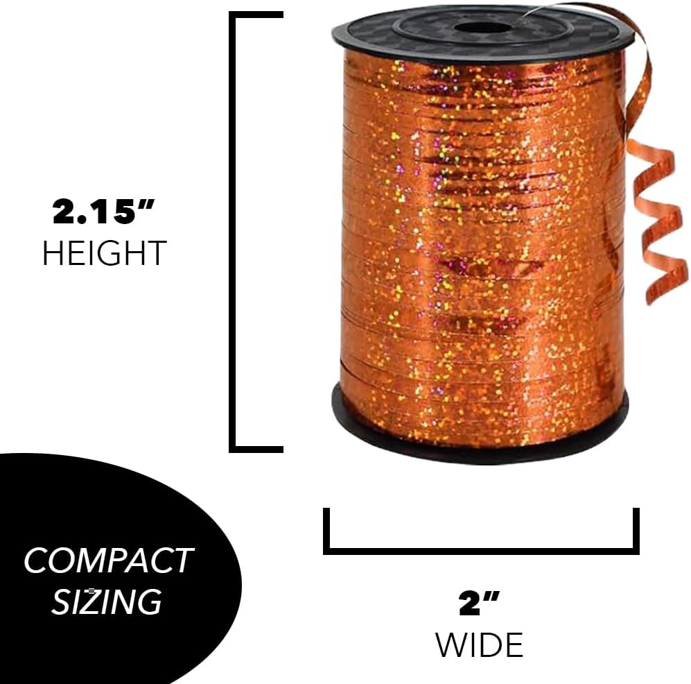 GIFTEXPRESS 12 Rolls Glitter Curling Ribbons Assortment for Balloon, Christmas, Gift Warp, Birty