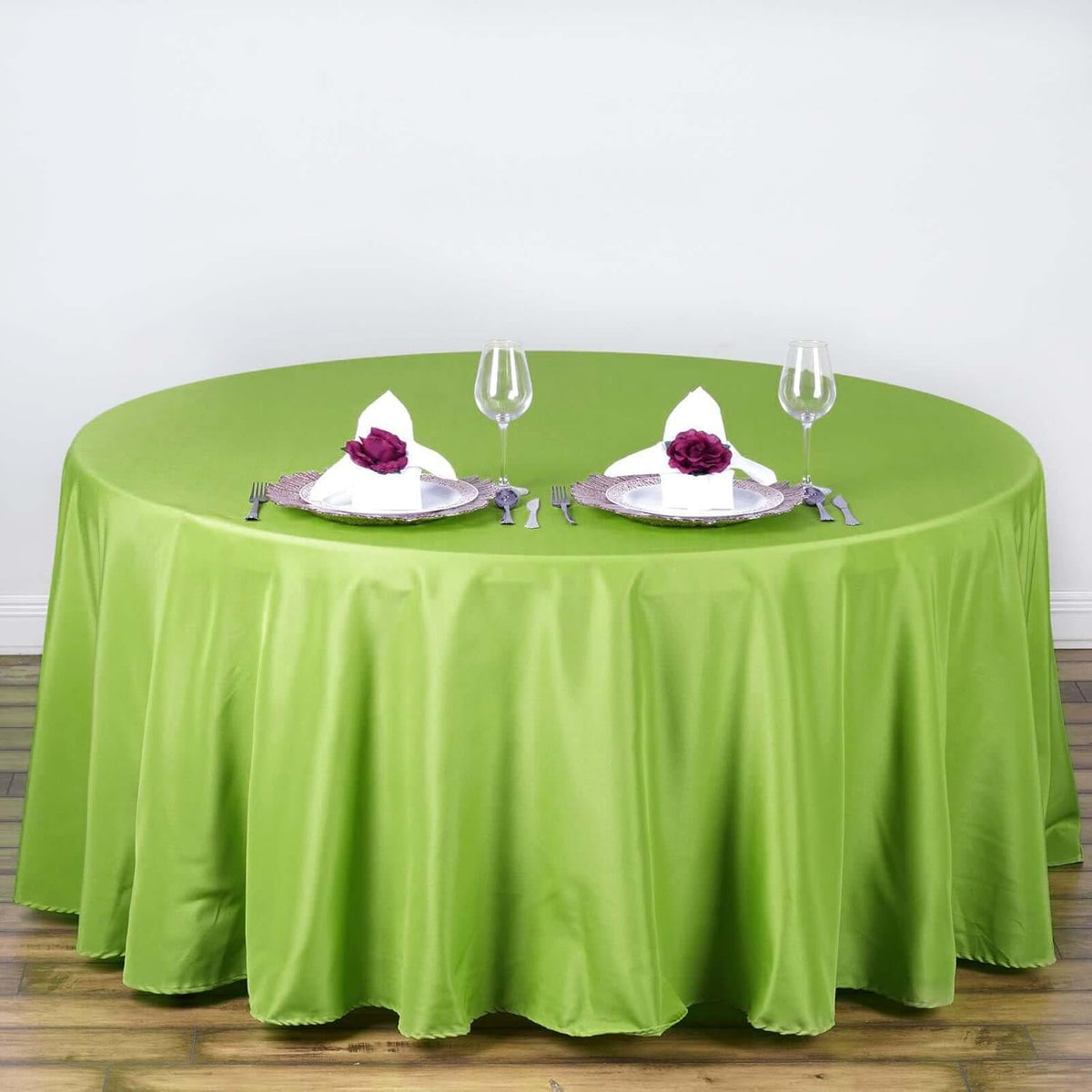 Efavormart Round Tablecloth, 108 Inch Stain & Wrinkle Resistant Washable Table Cloth, Decorative