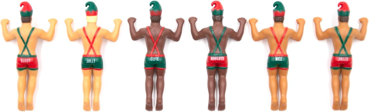 NPW Elf Buddies Drink Markers (Elf Buddies), Wine Glass Charms, Holiday Office Party, Christmas