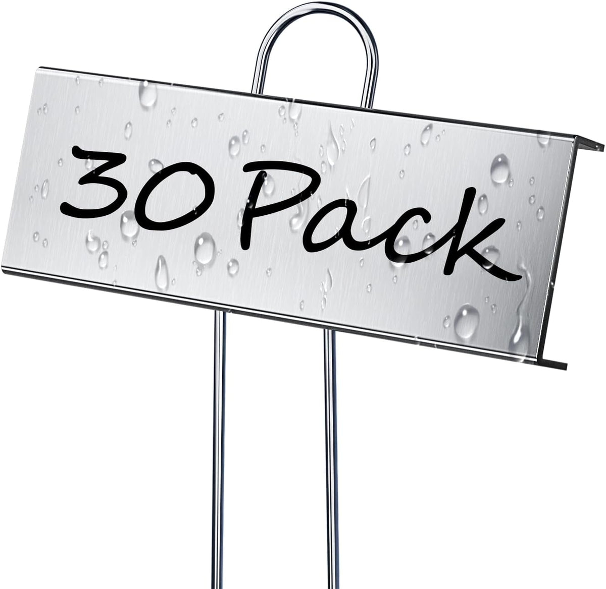 30 Pack Metal Plant Labels for Outdoor Garden Waterproof Plant Markers, Labels Garden Markers for