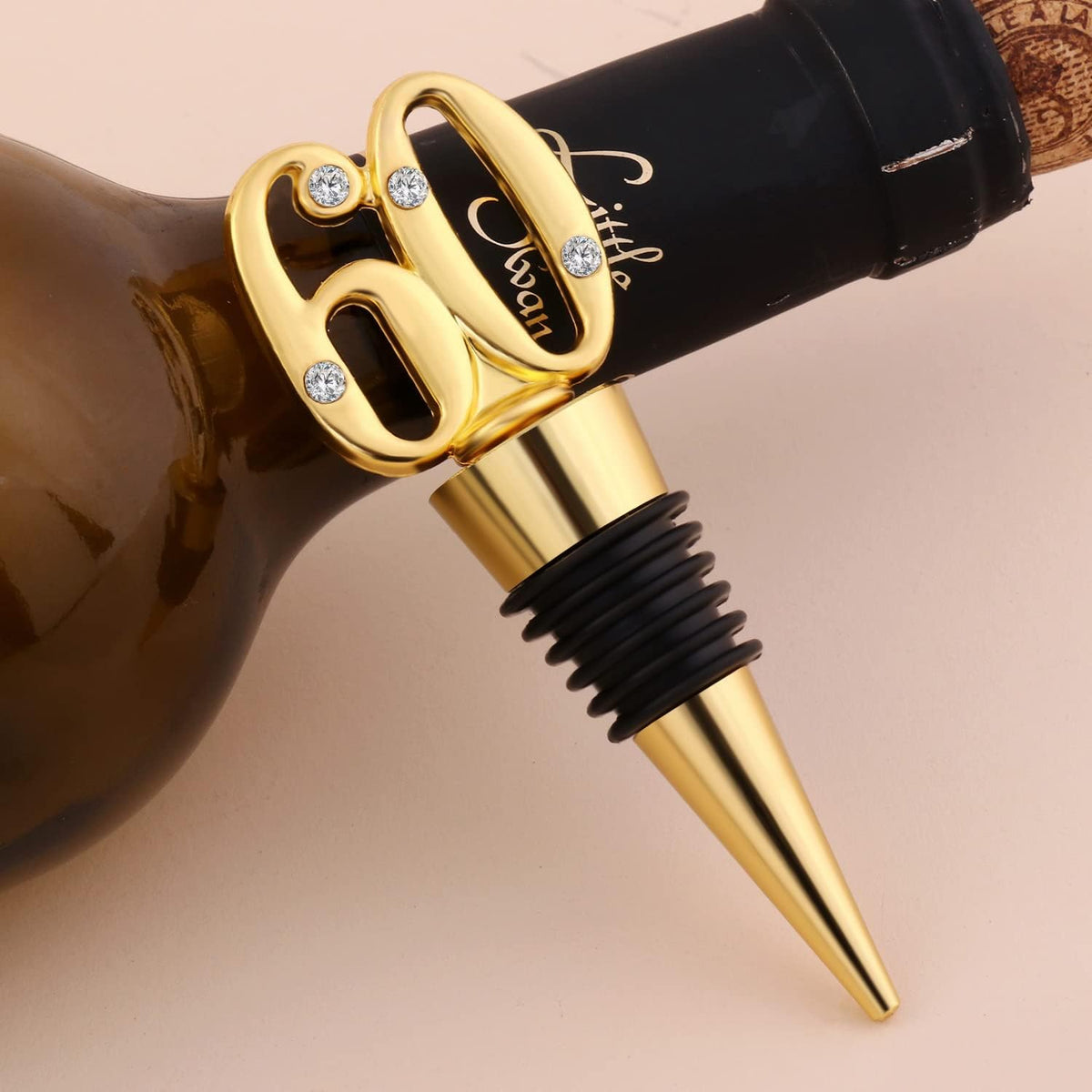 24 Pack 60 Birthday For Guests Wine Cork Beer Wine Cork champagne Bottle With Gift Box For Wedding