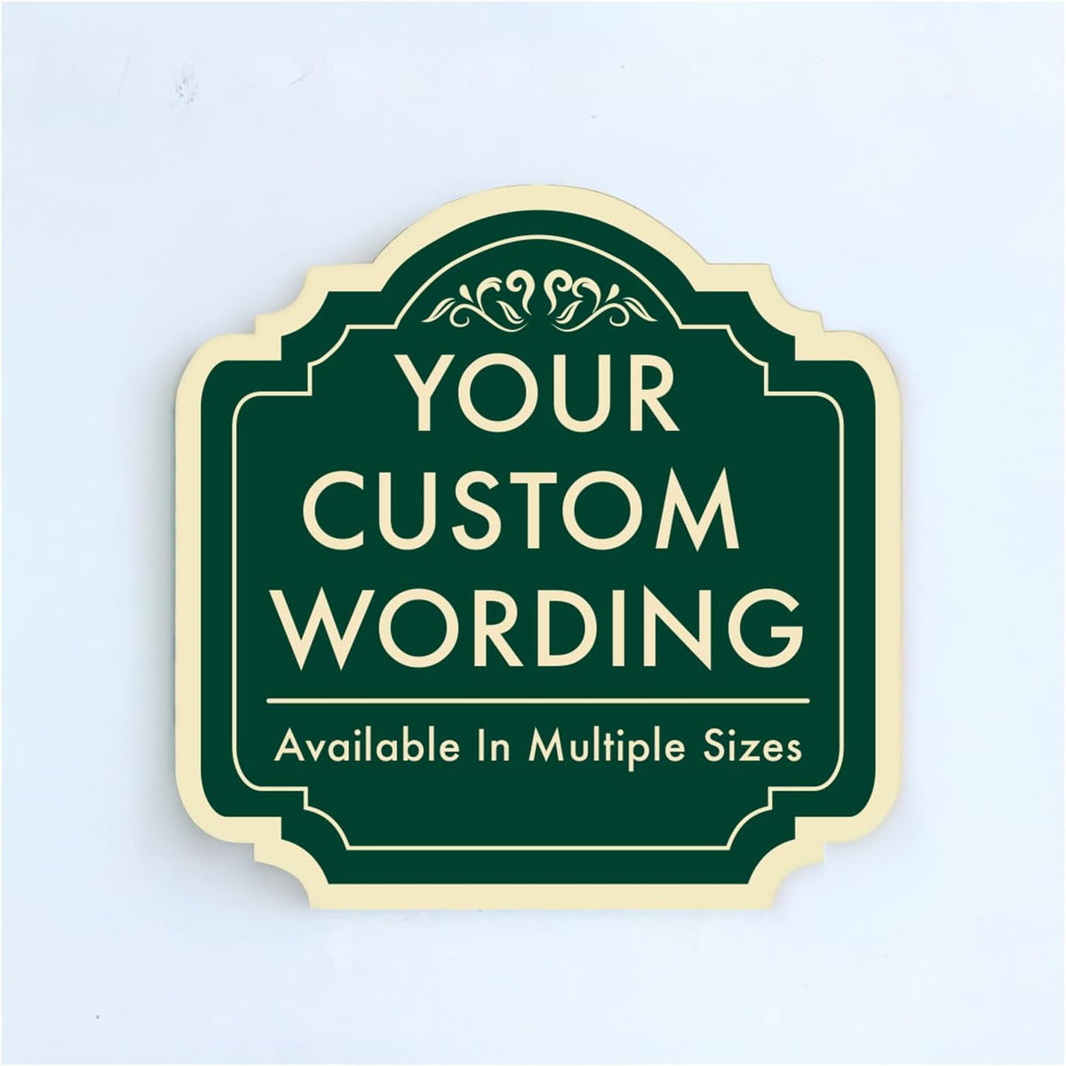Custom Decorative Outdoor Metal Sign - Personalized Aluminum Driveway Sign, Waterproof, Made In USA