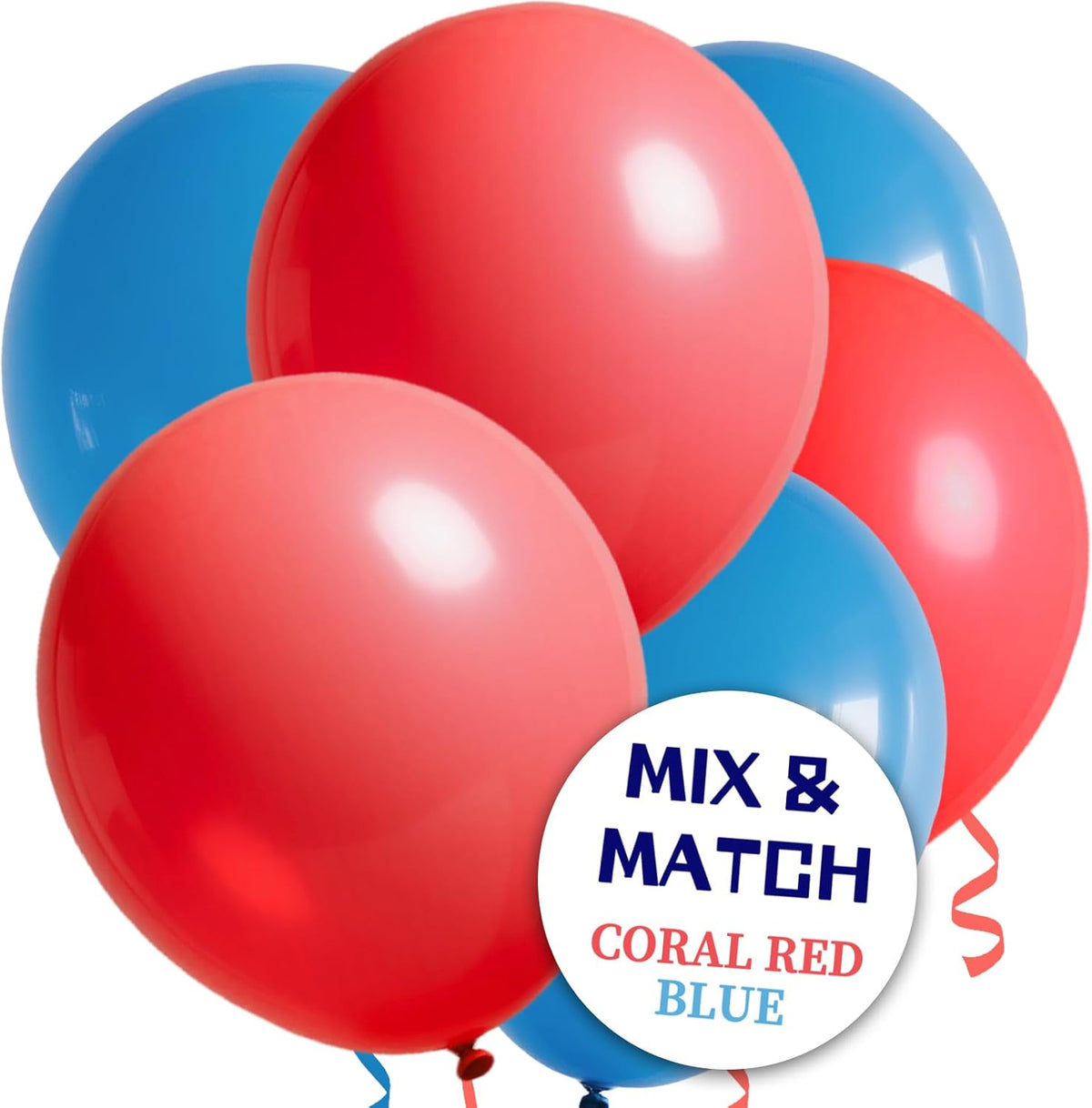 110pcs Coral Red Balloon 12 Inch, Coral Red Latex Balloons for Birthday Party Baby Shower