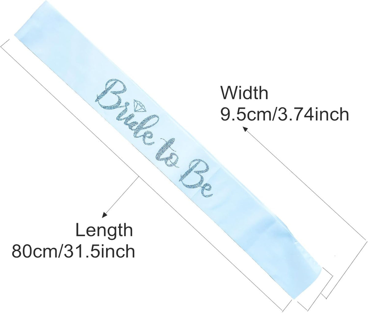Bride to Be Sash, Bachelorette Party Sash for Bridal Shower Wedding Party Favors Accessories