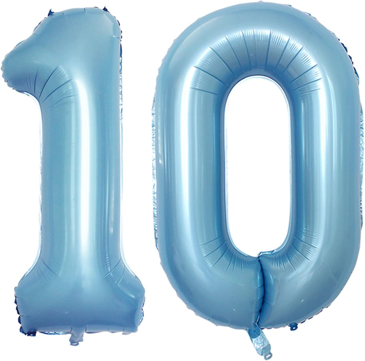 GOER Number 10 Balloons for 10th Birthday Party Decorations,42 Inch Jumbo Foil Helium Balloons for