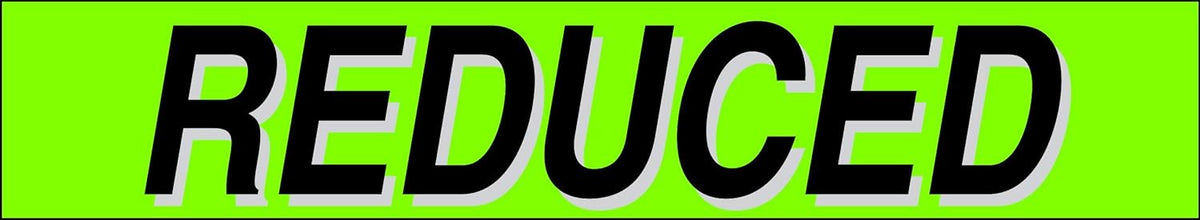 Ez-line Vinyl Windshield Stickers 3 Dozen 15 Inch Chartreuse Slogan Dealership Pro Pack for Car