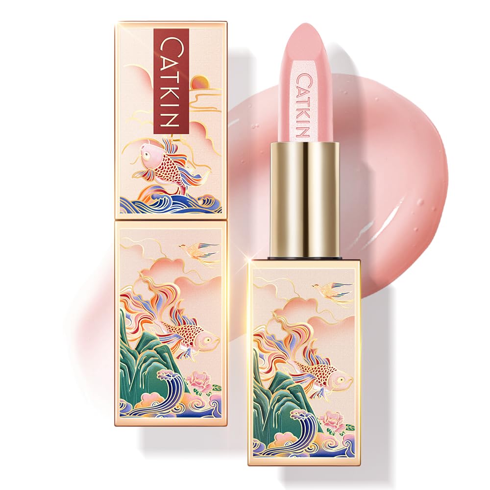 CATKIN Tinted Lip Balm Sheer Lip Stain Ultra Hydrating Lip Moistrurizer Lip Care with Vitamin E