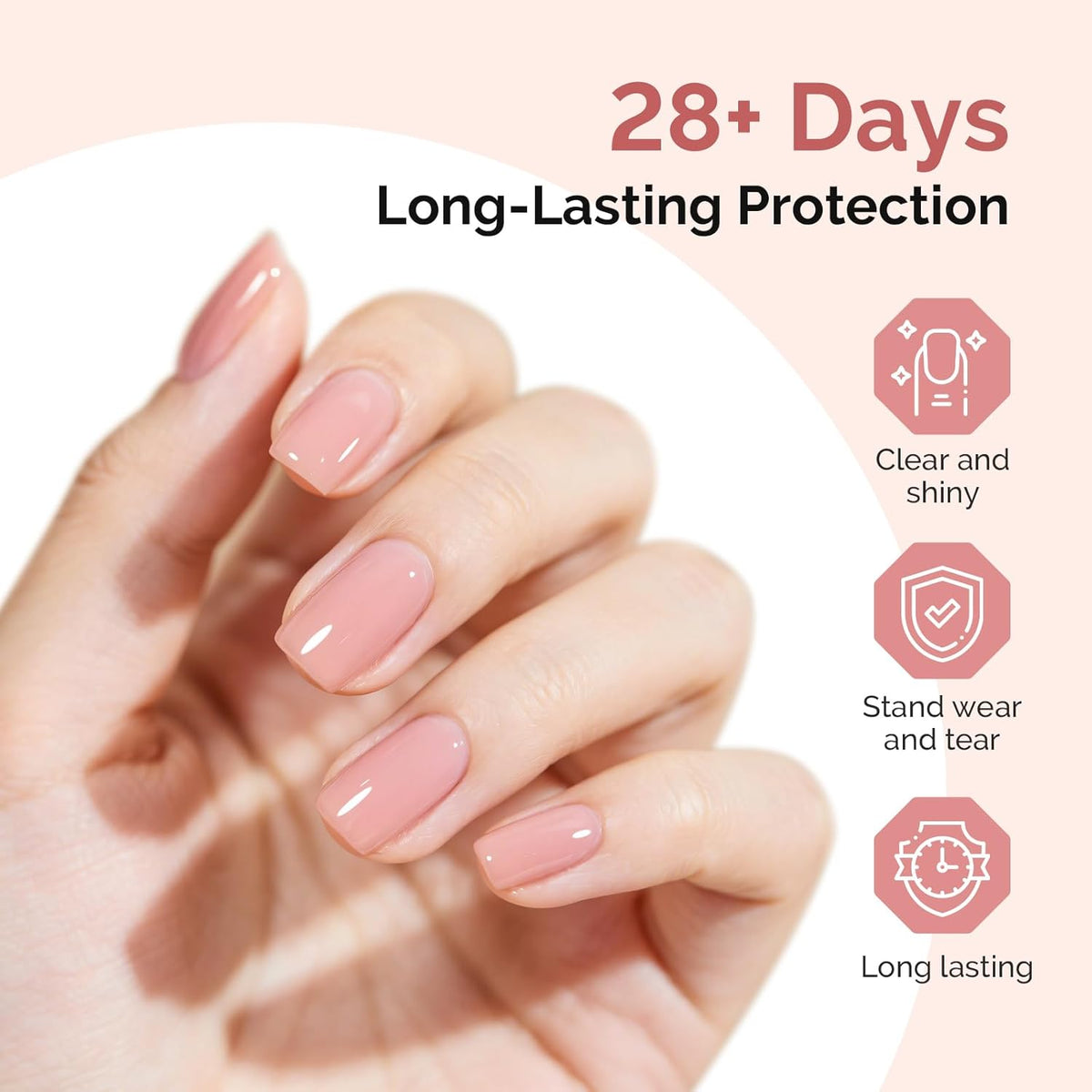 MelodySusie Base Coat Long Lasting Soak Off UV LED Nail Lamp Nail Polish Art Design Manicure Kit