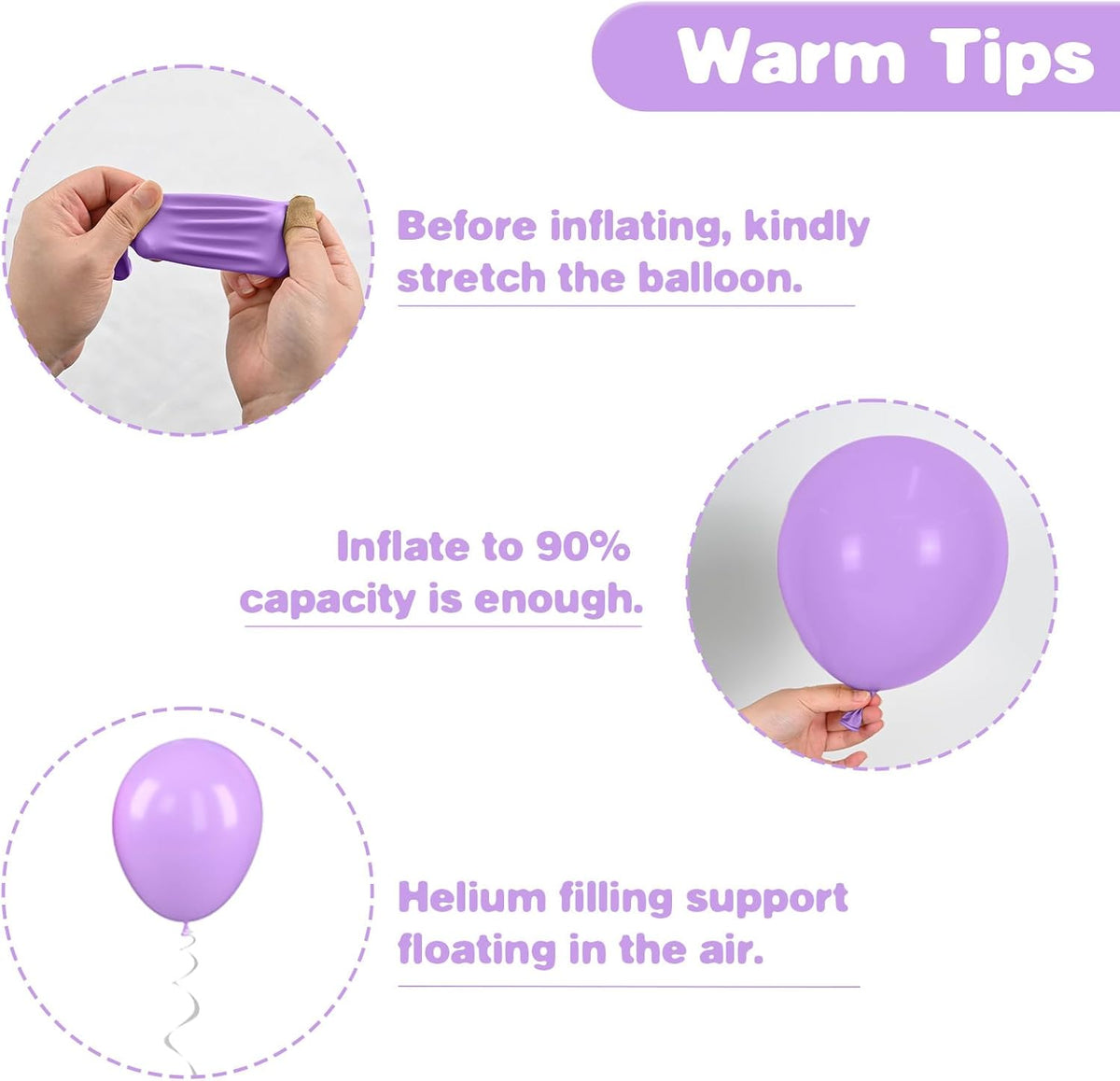 Mermaid Balloons, 12 Inch Pastel Purple and Teal Balloons, Pink Metallic Teal Purple Confetti
