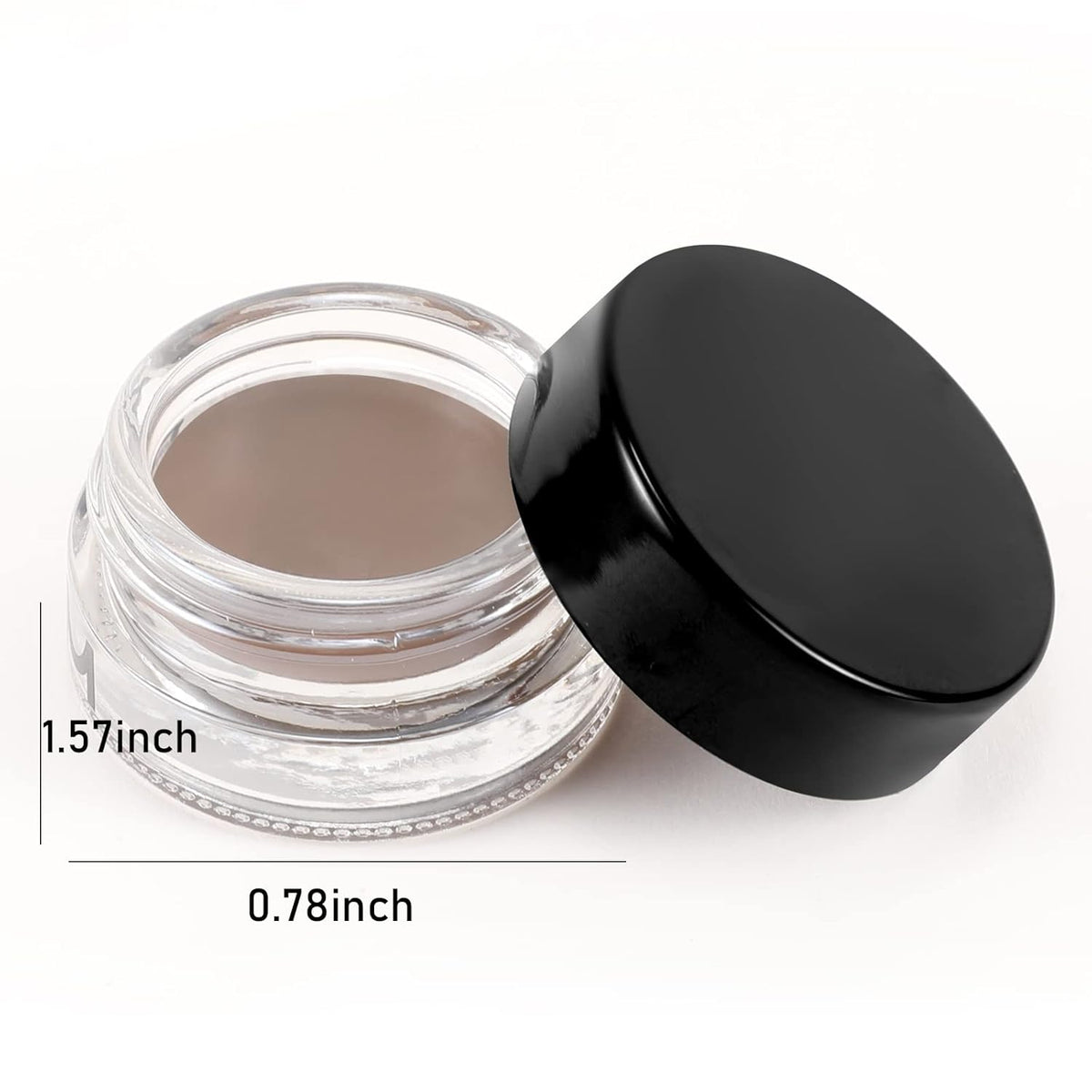 Boobeen Eyebrow Pomade Cream, Waterproof Brow Pomade Gel High Pigmented Long-lasting for Natural