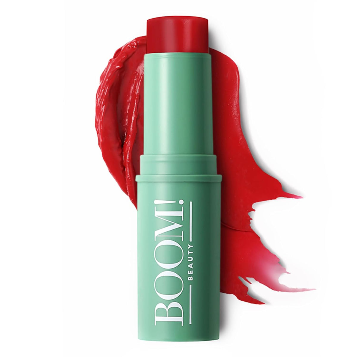 BOOM! by Cindy Joseph Boom Stick Parisian Red: 3-in-1 Cream Blush Stick for Eyes, Lips & Cheek