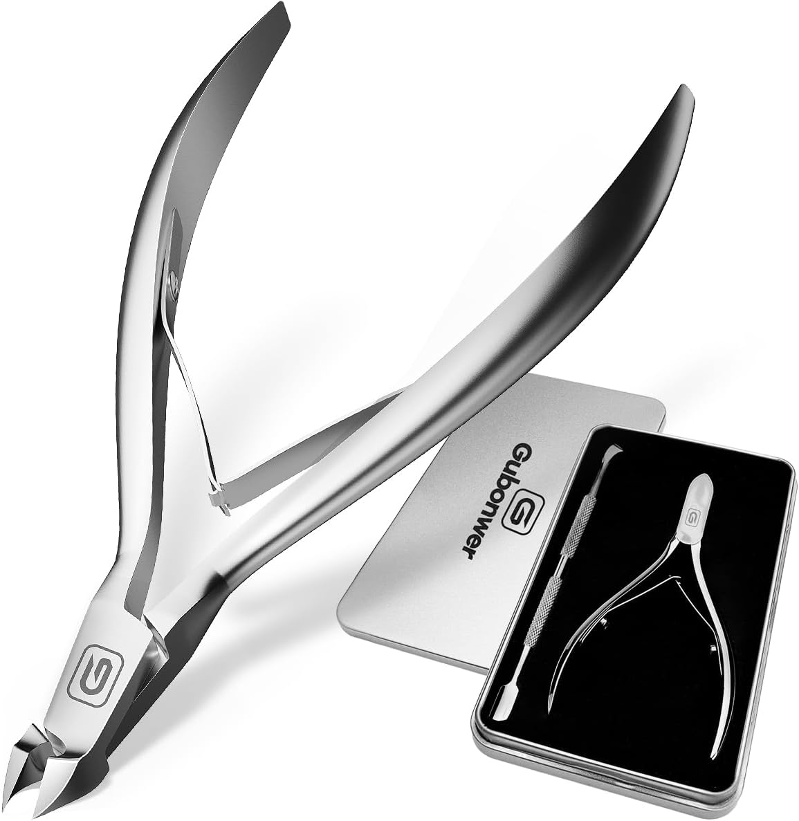 Cuticle Trimmer 3/4 Jaw Extremely Sharp Cuticle Nippers Scissors Stainless Steel Clippers Cutter