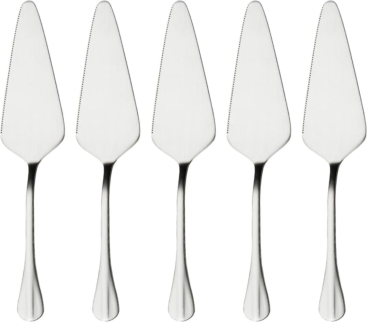 Pie Server Stainless Steel, HOFTEN Cake Pie Pastry Server Set of 5, Professional Dessert Server For
