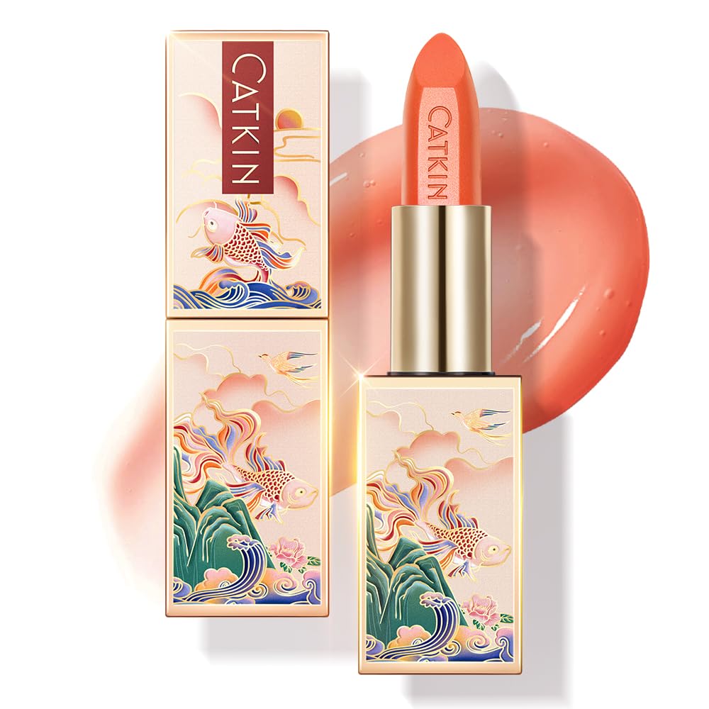 CATKIN Tinted Lip Balm Sheer Lip Stain Ultra Hydrating Lip Moistrurizer Lip Care with Vitamin E