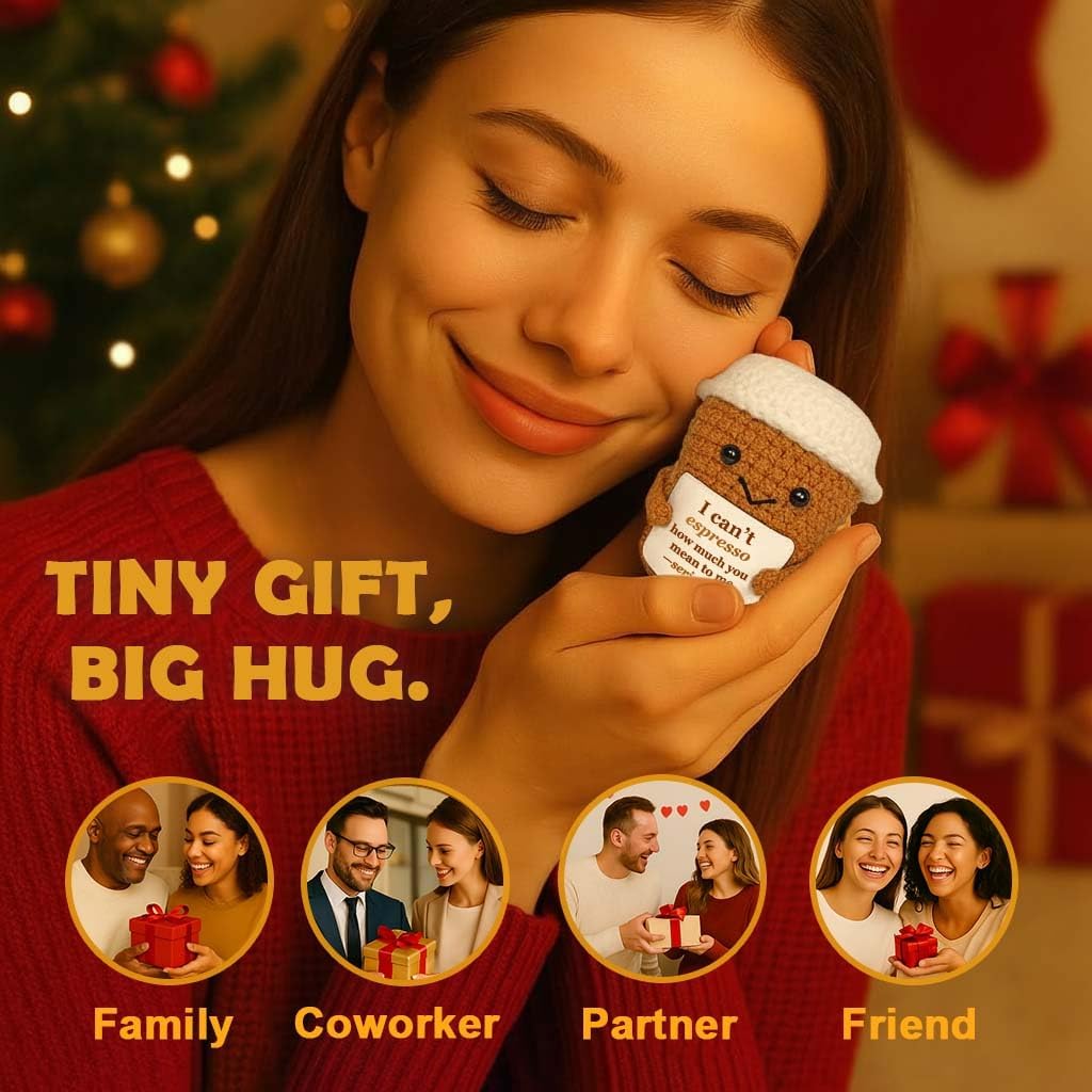Coffee Lover Gift for Women Men, Cute Brithday Gifts for Boyfriend Girlfriend, Romantic Anniversary