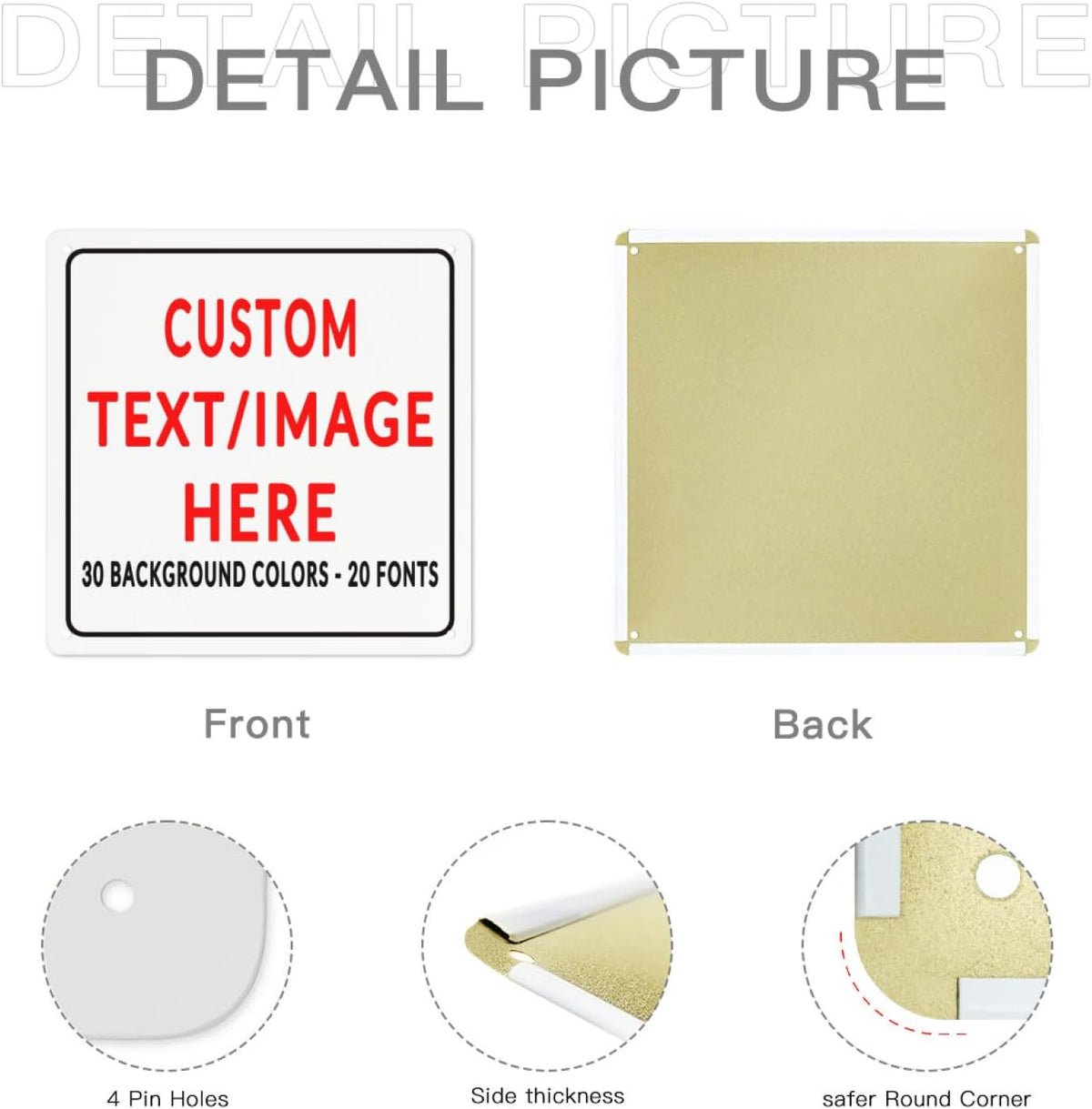 Custom Sign Personalized Custom Metal Sign, Customize For Office, Business, Workplace, Office